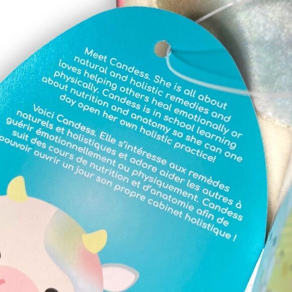 Squishmallows Kellytoy Easter Candess the Cow 12" Plush New with Tags (c) - Picture 5 of 6